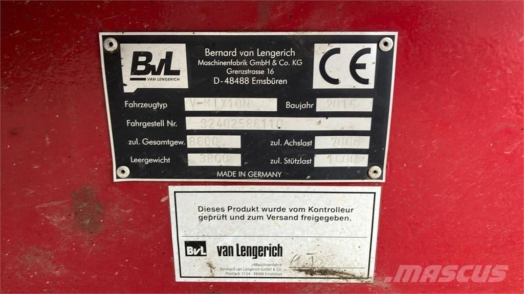 BvL V-MIX 10N Сільгосптехніка - Інші