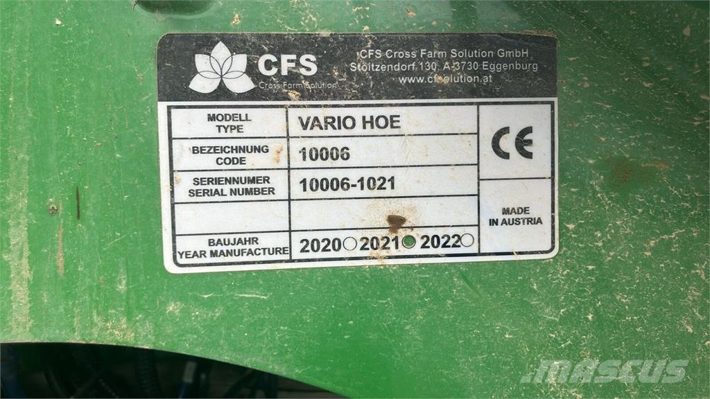  CFS Vario Hoe Інші сівалки