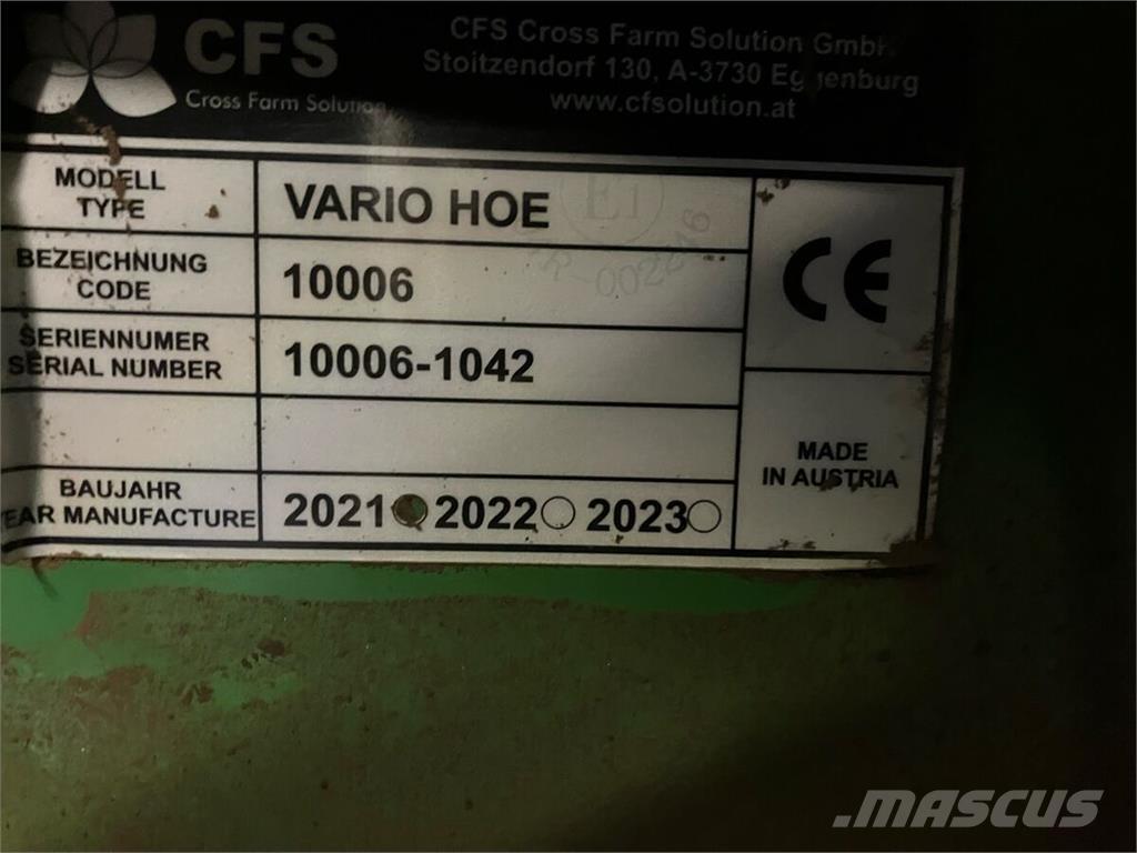  CFS VarioHoe Інші сівалки