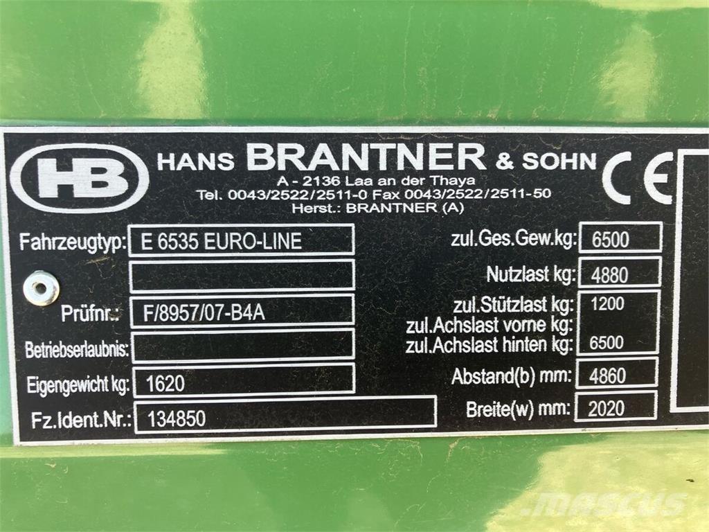  E 6535 Euro-Line Інші причепи