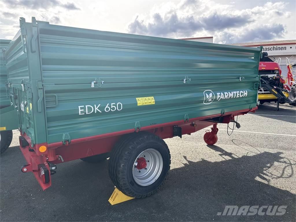 Farmtech EDK 650HD Самосвальні причепи