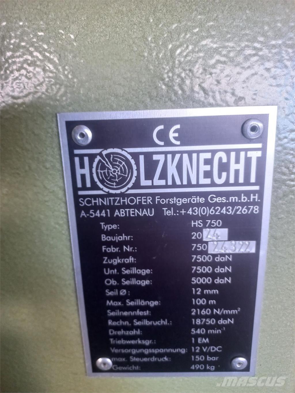  Holzknecht HS 750 Лебідки
