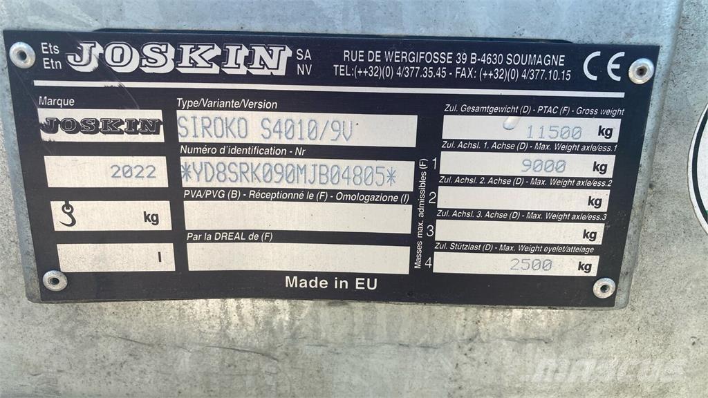 Joskin S4010/9V Розсіювачі гною