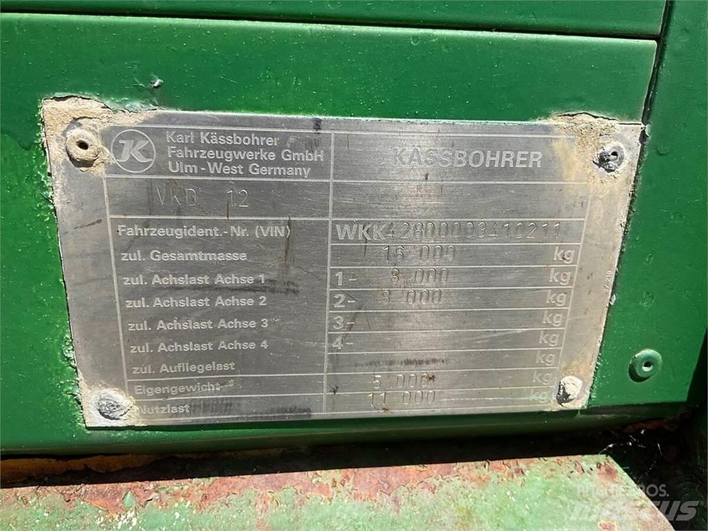 Kässbohrer VKD 12 Самосвальні причепи