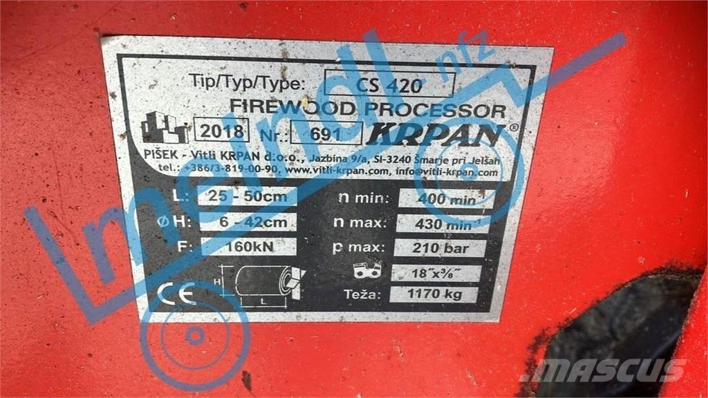  Kpan CS 420 Лісозаготівельна техніка - Інші