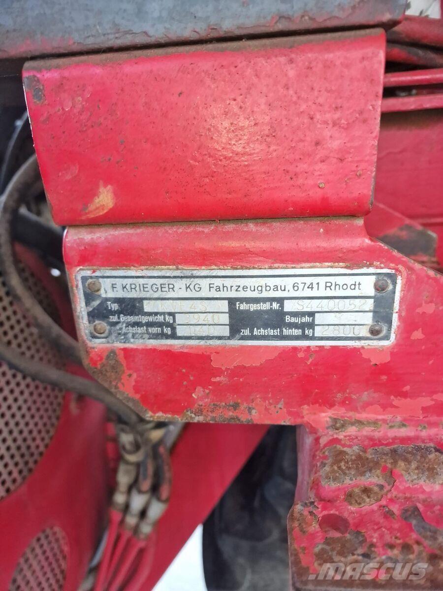  Krieger KVE 4S Збиральна машина для винограду