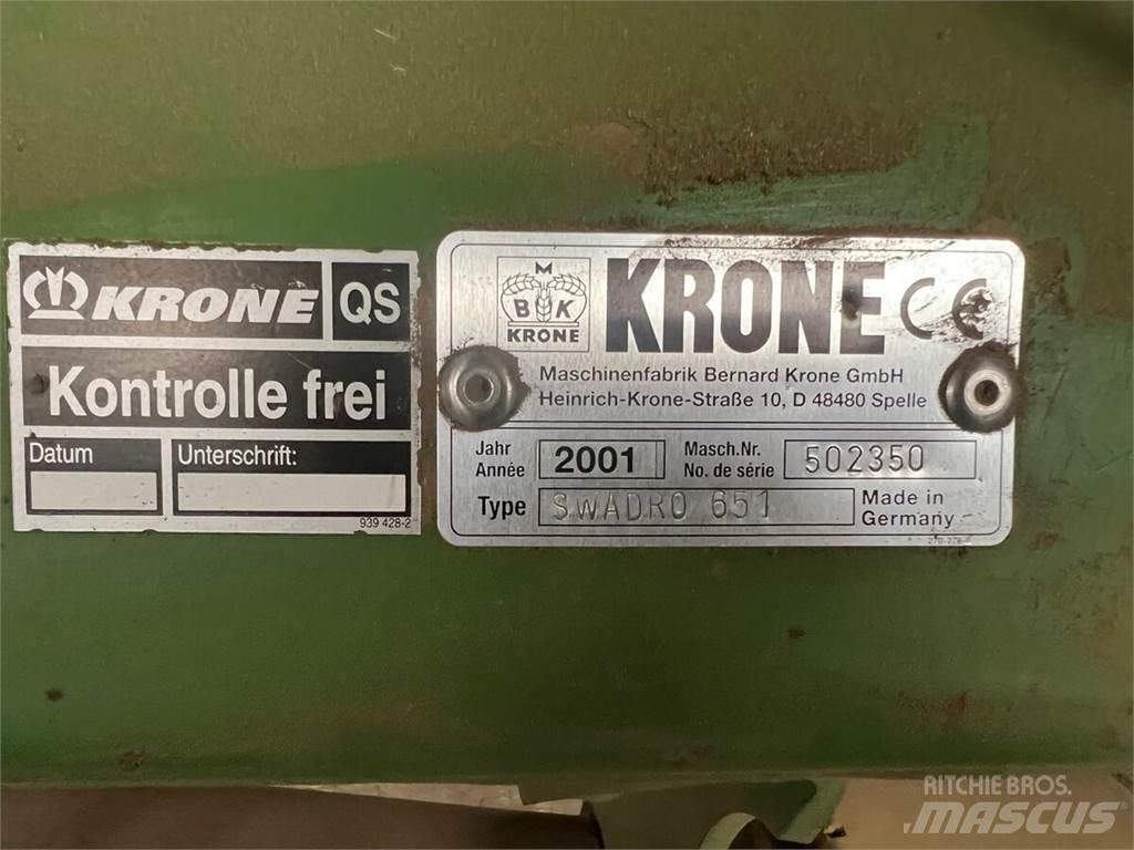 Krone Swadro 651 Прибиральні комбайни