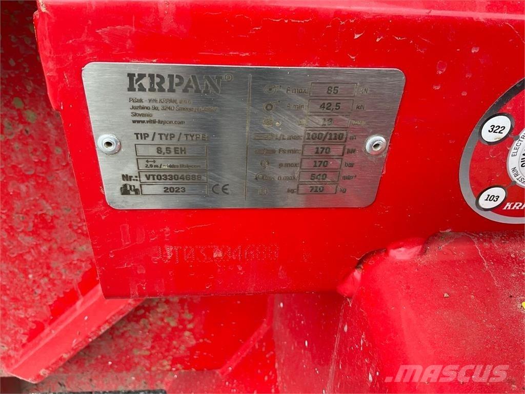 Krpan 8.5 EH Лебідки