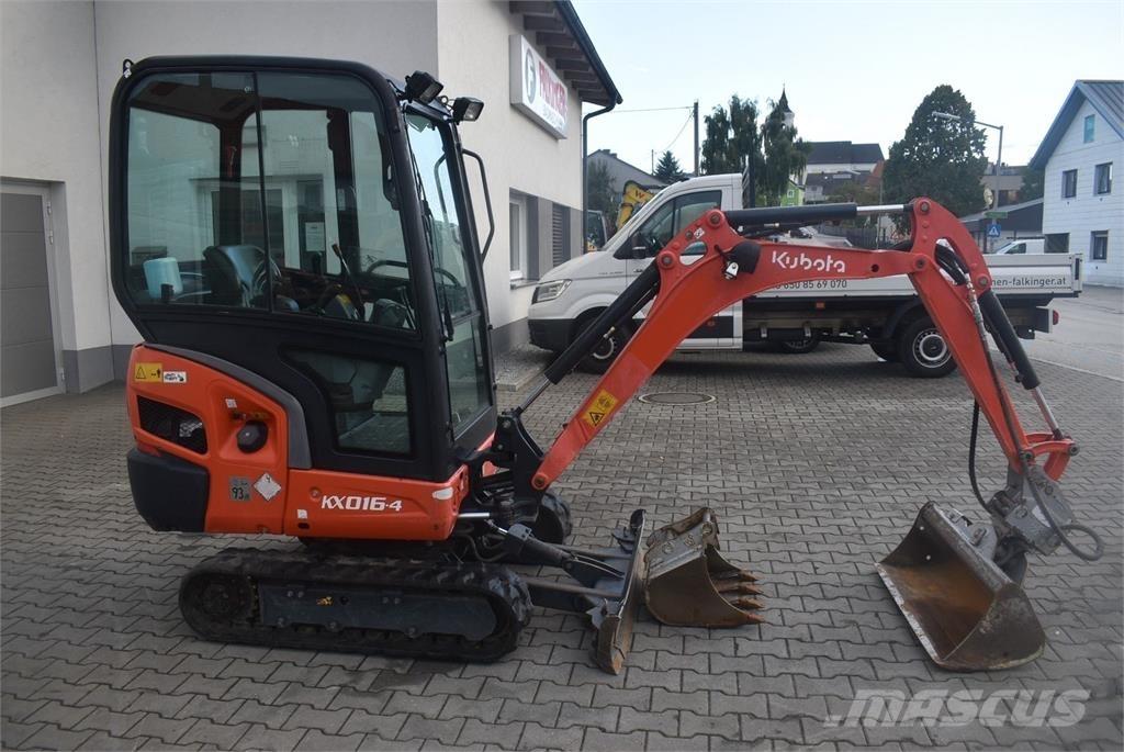 Kubota KX016-4 Міні-екскаватори < 7т