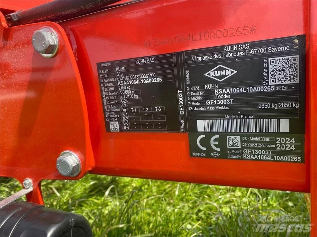 Kuhn GF13003 T Граблі і сінозворушувачі