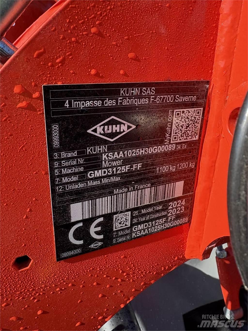 Kuhn GMD 3125 F - FF Косилки