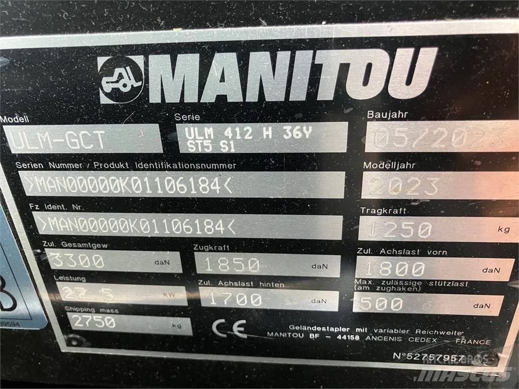 Manitou ULM 412 H Телескопічні навантажувачі