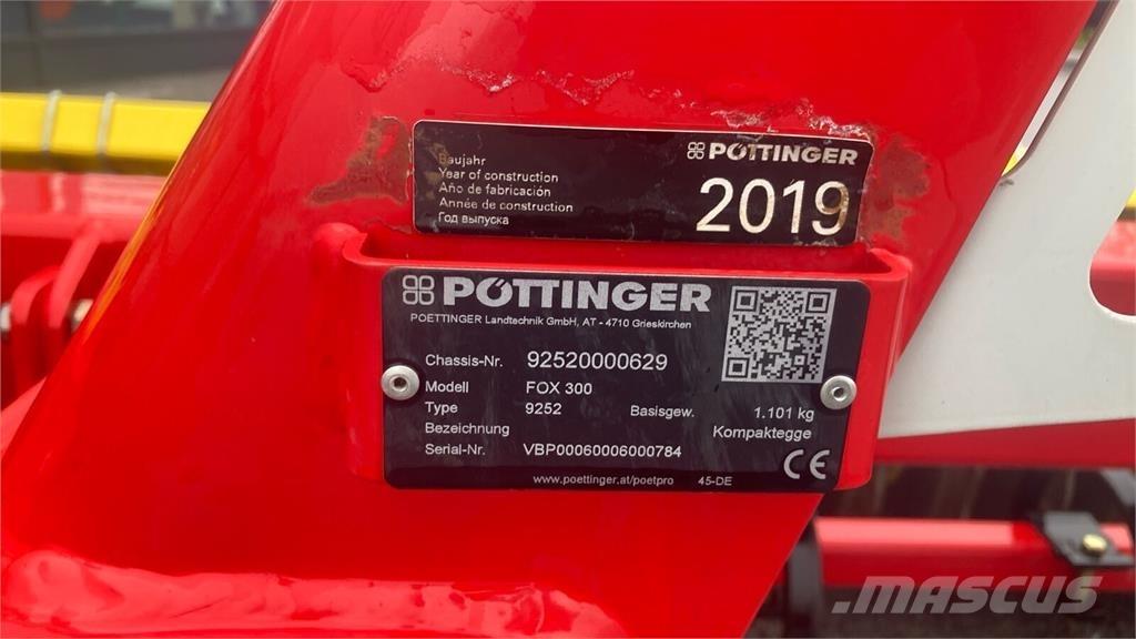 Pöttinger Fox 300 Дискові борони