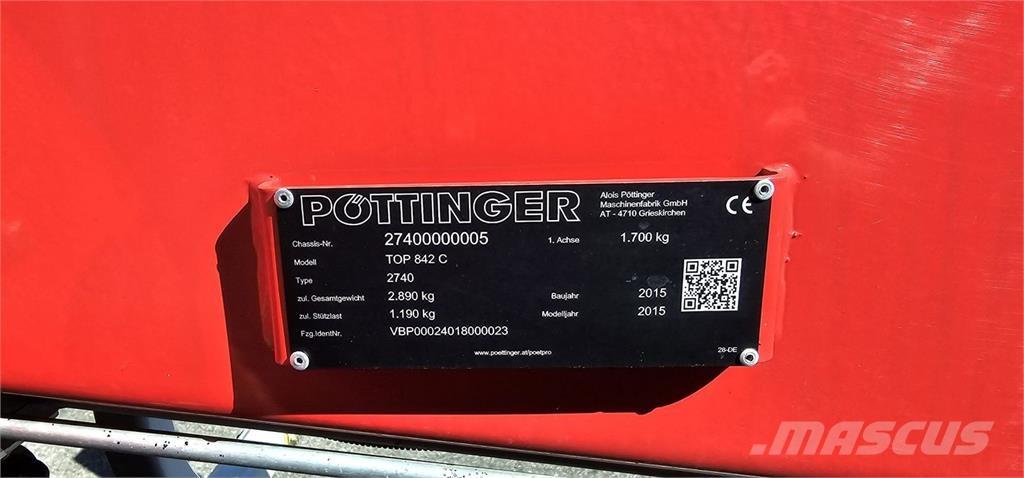 Pöttinger TOP 842C Прибиральні комбайни