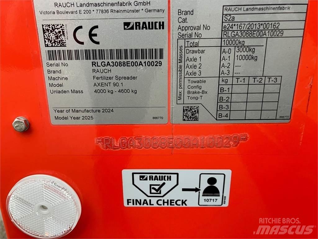 Rauch AXENT 90 Інші машини для розсіювання добрив