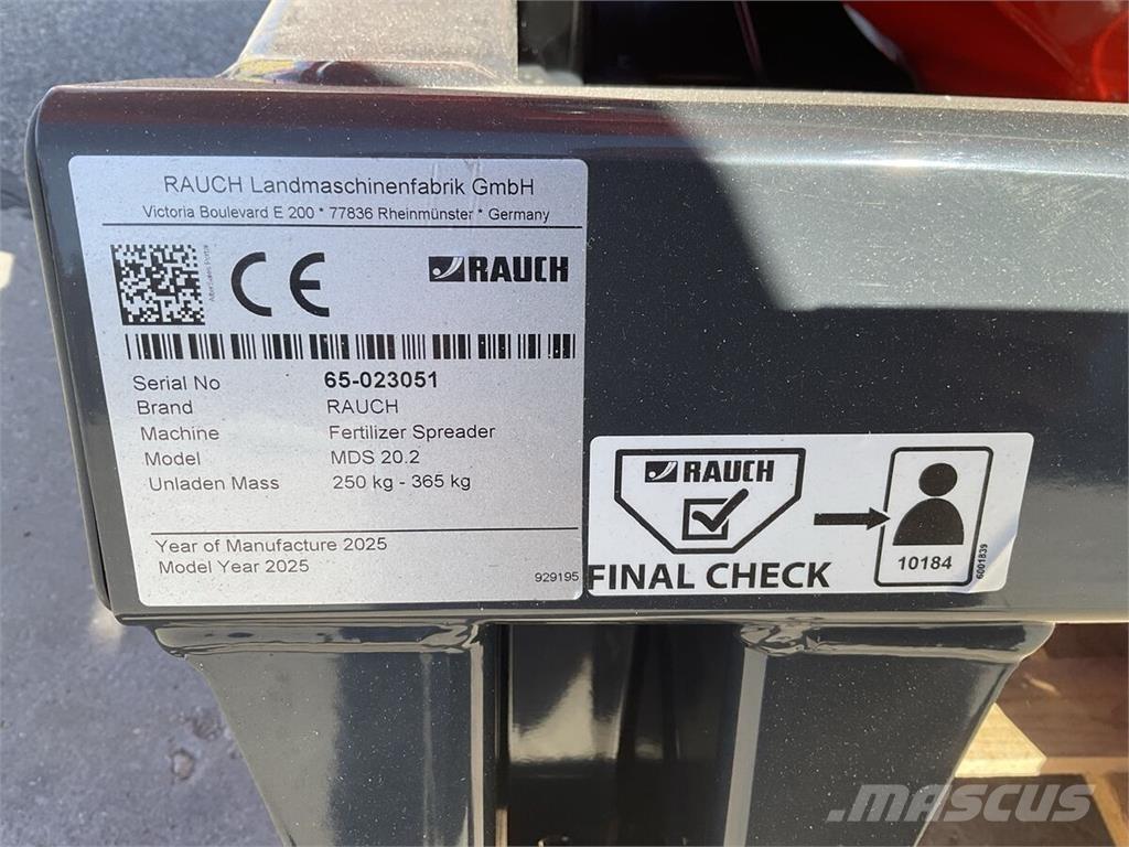 Rauch MDS 20.2 Інші машини для розсіювання добрив