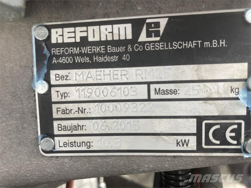 Reform RM 25 Hydro Самохідні газонокосарки