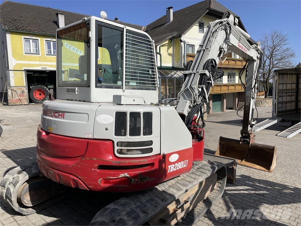 Takeuchi TB 280 FR Міні-екскаватори < 7т
