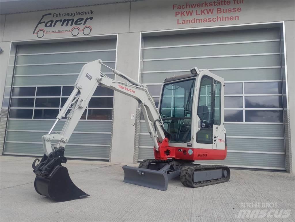Takeuchi TB016 Міні-екскаватори < 7т