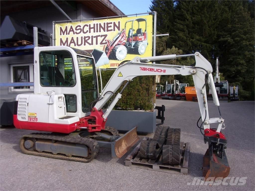 Takeuchi TB125 Міні-екскаватори < 7т