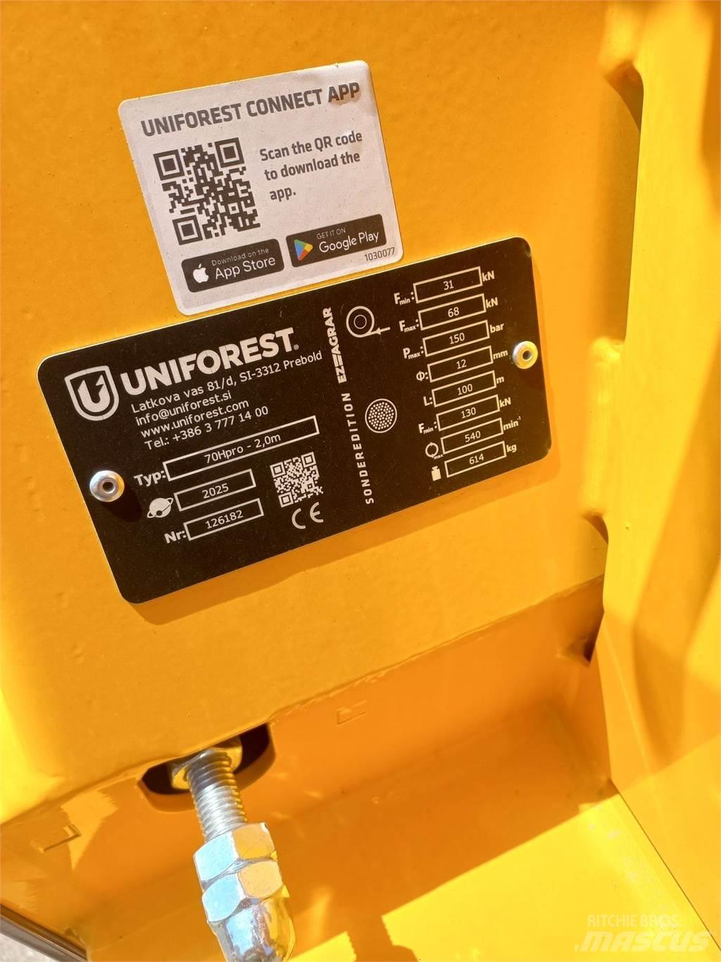 Uniforest 70 HPRO Лебідки