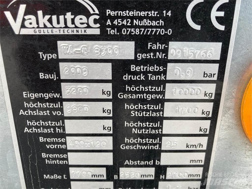  Vakutec VA-T 8300 Цистерни для перевезення суспензій