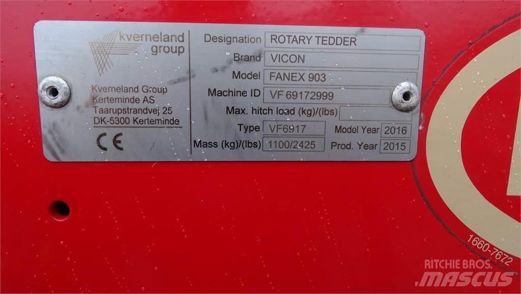Vicon Fanex 903 Граблі і сінозворушувачі