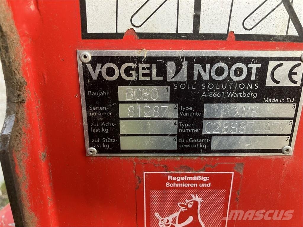 Vogel & Noot XMS 1050 Звичайні плуги