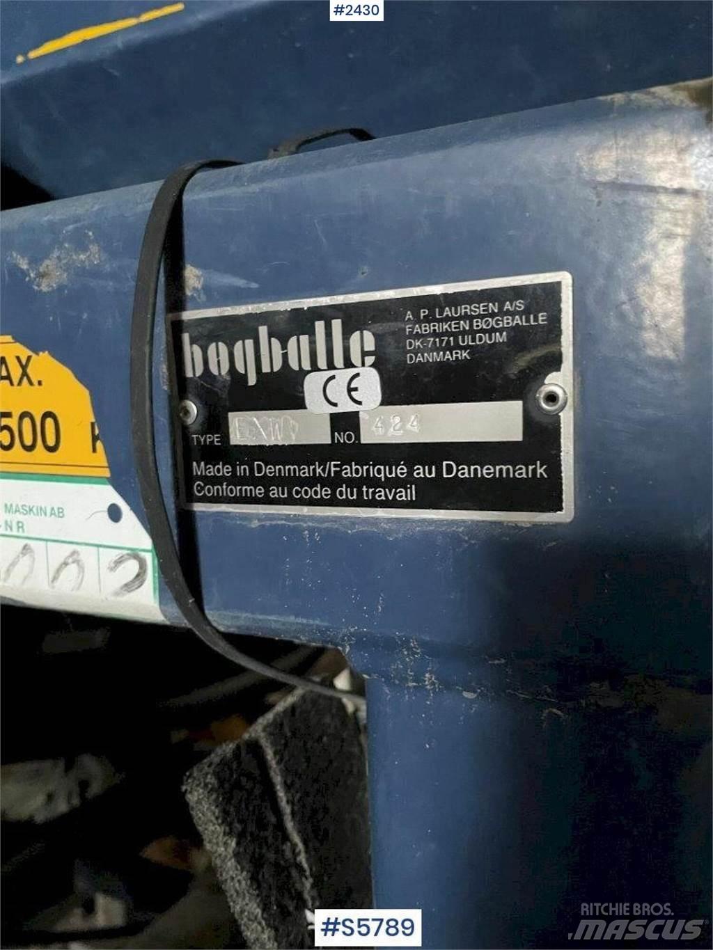 Bogballe EXW 1000 Інші машини для розсіювання добрив