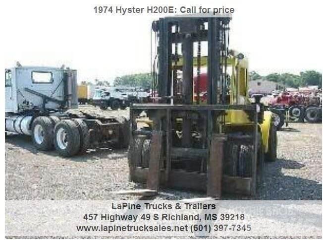 Hyster H200E Інше