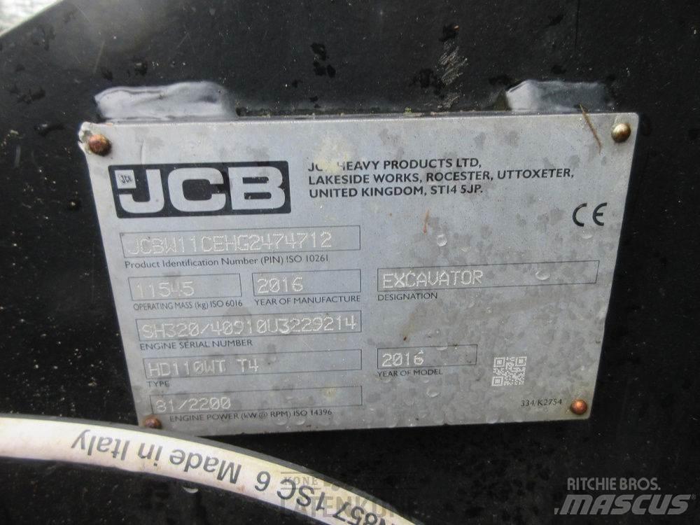 JCB Hydradig HD110W Екскаватори-амфібії