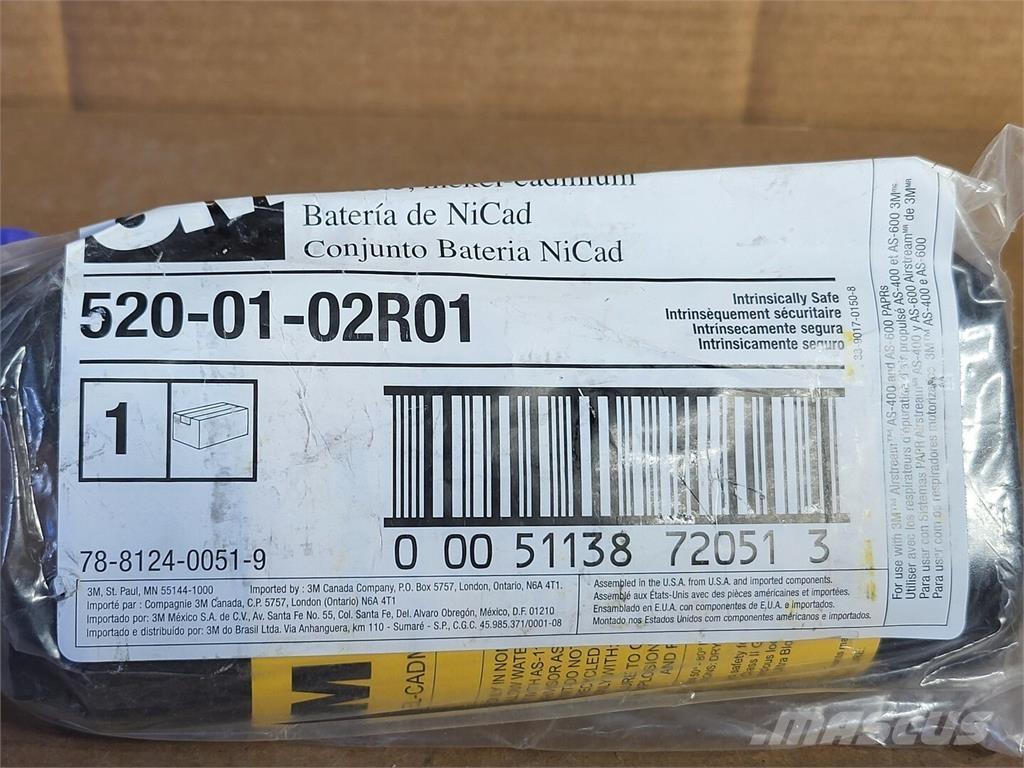 3M 520-01-02R01 Акумуляторні батареї