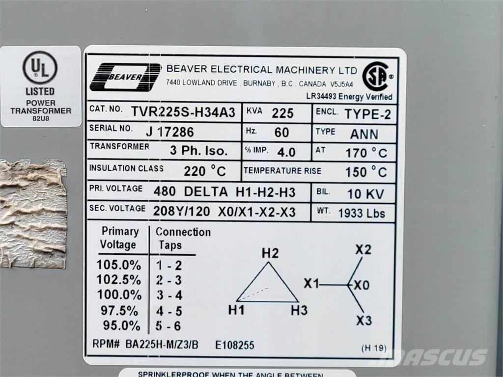  BEAVER TVR225S-H34A3 Будтехніка - Інші