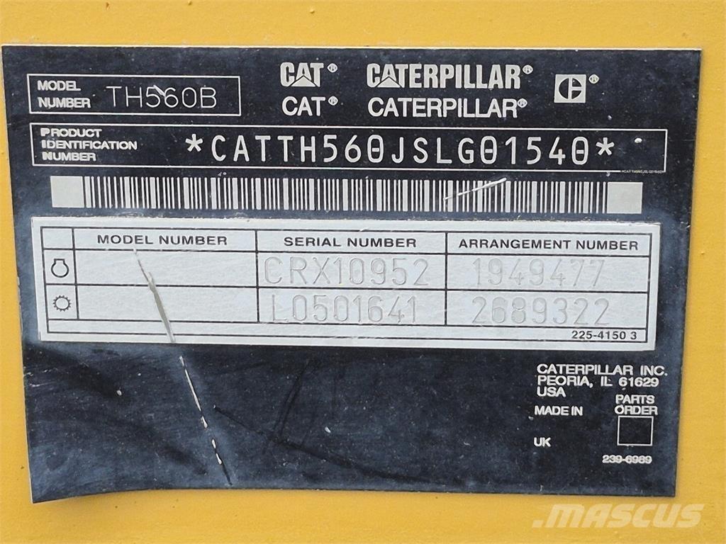 CAT TH560B Телескопічний навантажувач