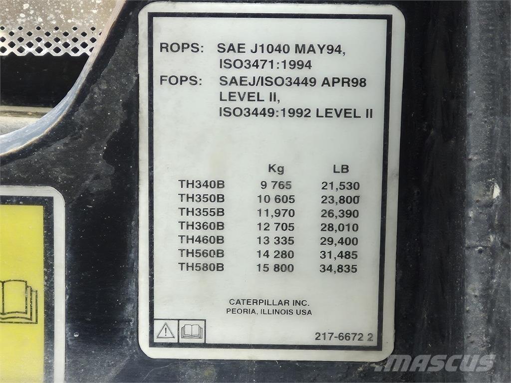 CAT TH560B Телескопічний навантажувач