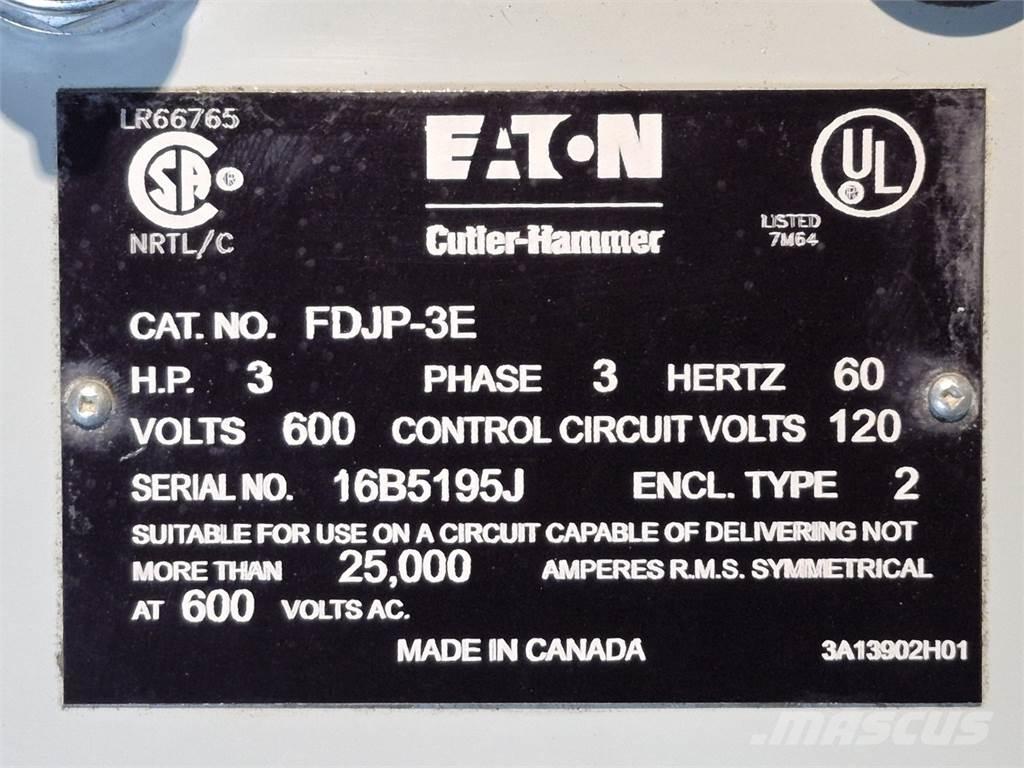  CUTLER-HAMMER FDJP-3E Будтехніка - Інші