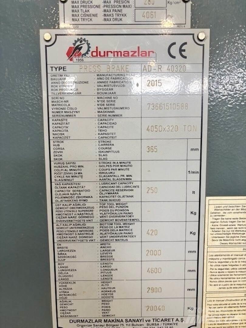 Durma AD-R 40320 Будтехніка - Інші