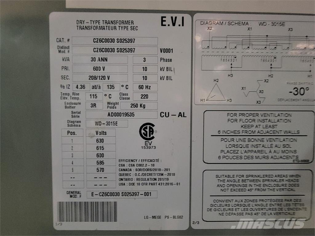 Evi CZ6C0030 S025397 Будтехніка - Інші