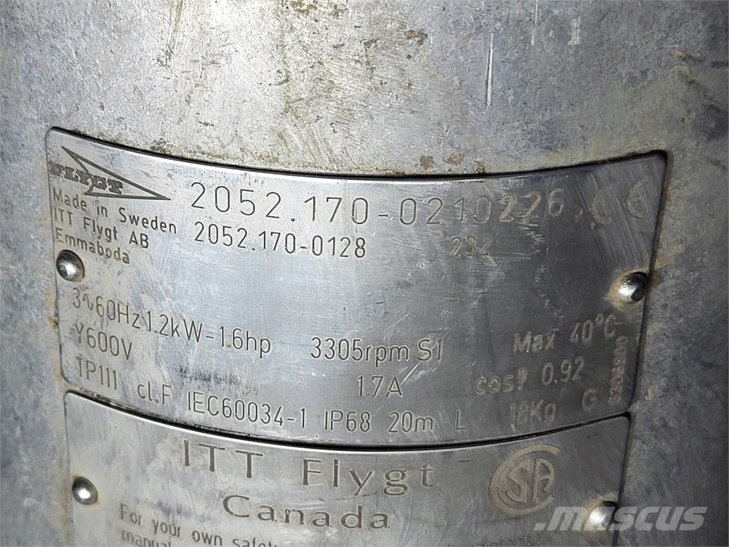 Flygt 2052.170-0128 Гідронасоси