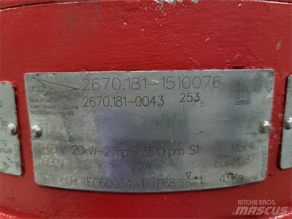 Flygt 2670.181-0043 Гідронасоси