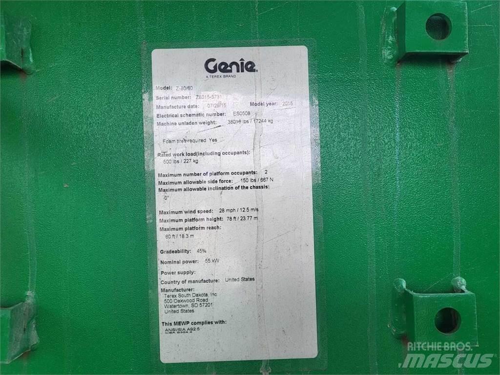 Genie Z-80/60 Колінчаті підйомники