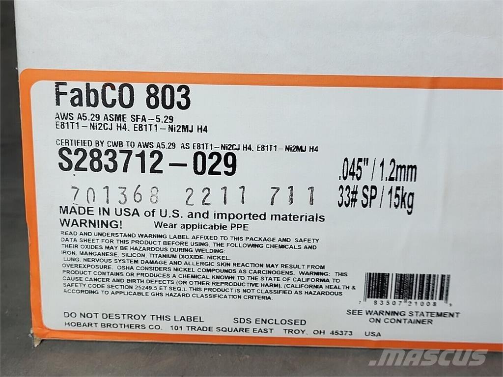 Hobart S283712-029 Зварювальні апарати