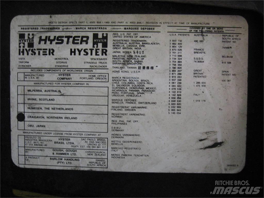 Hyster H60XM Будтехніка - Інші