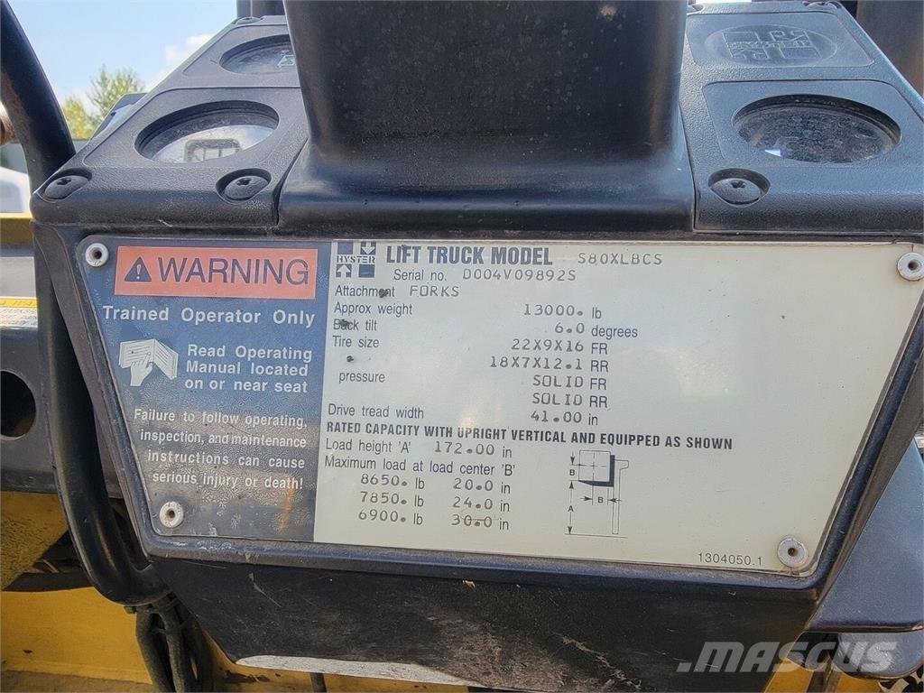 Hyster S80XLBCS Будтехніка - Інші