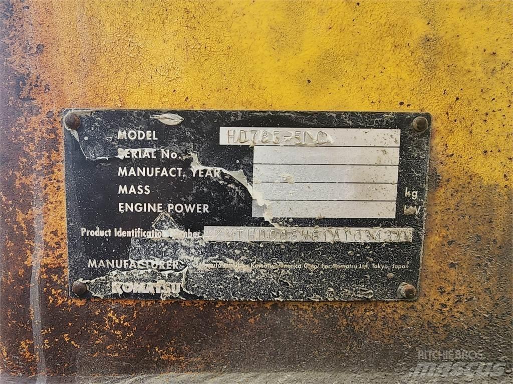 Komatsu  Зчленовані самоскиди