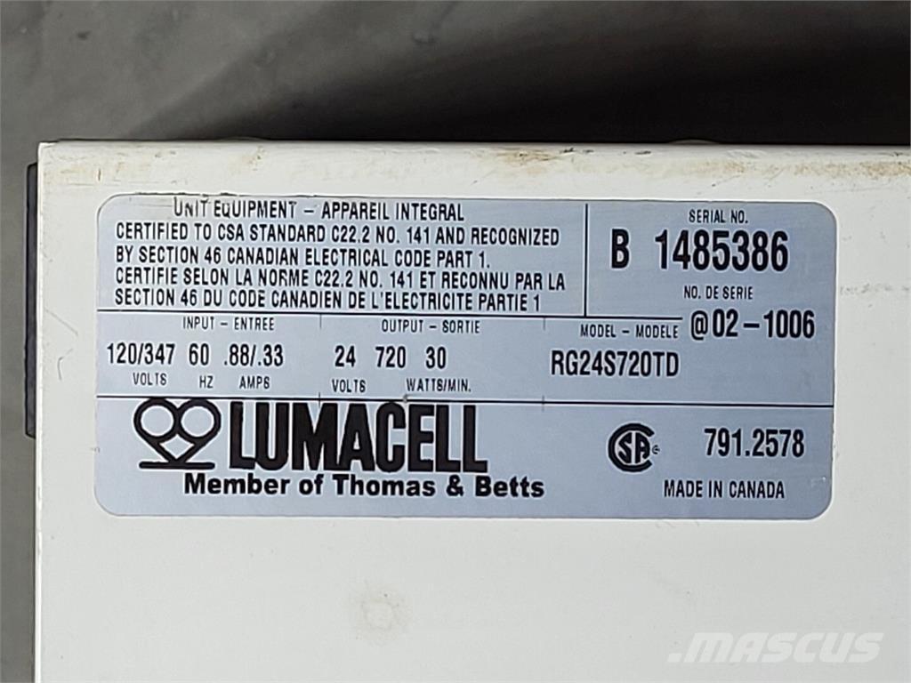  LUMACELL RG24S720TD Акумуляторні батареї