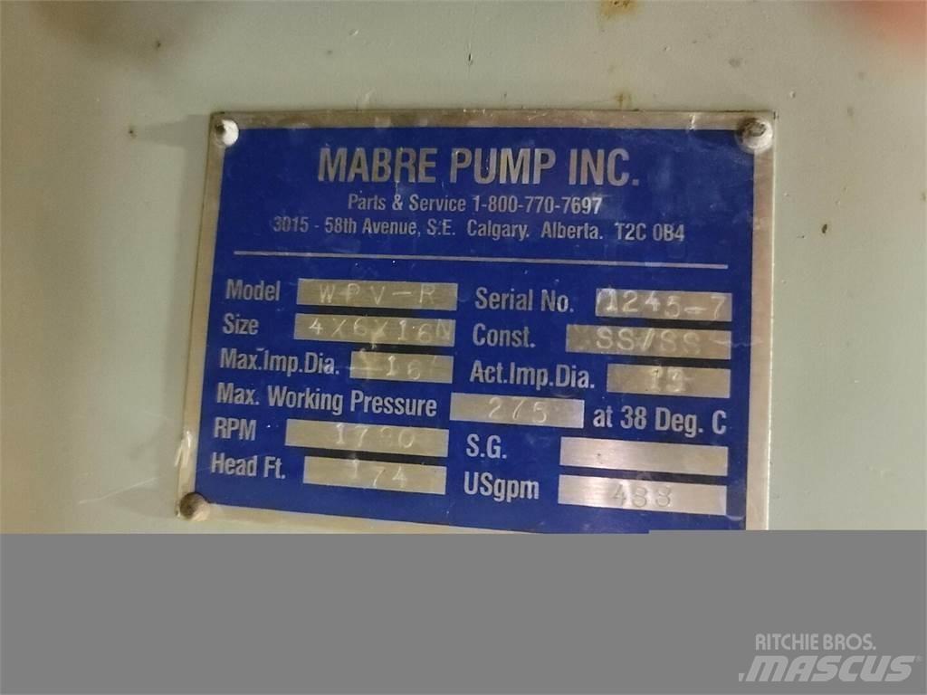  MABRE PUMP WPV-R Гідронасоси