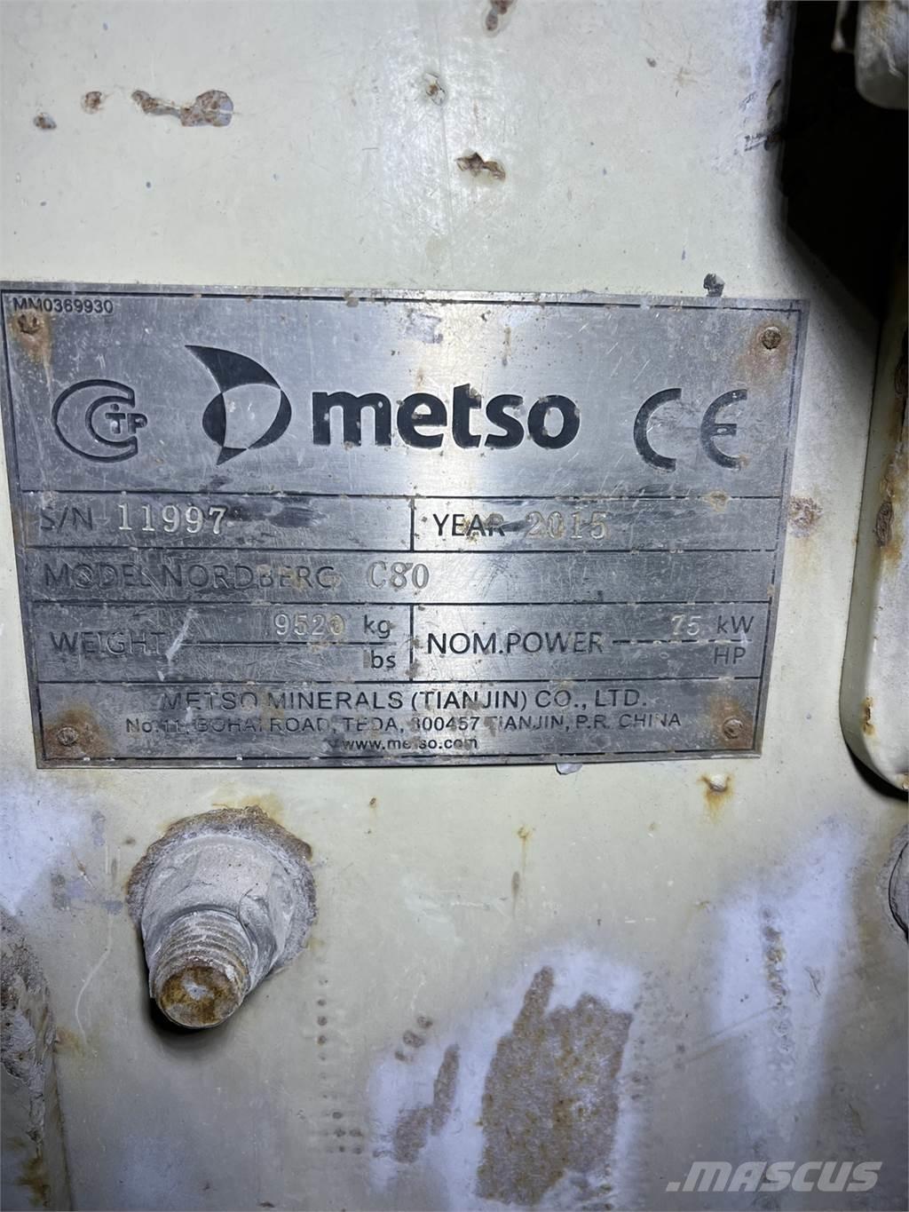 Metso C80 Роздрібнювачі