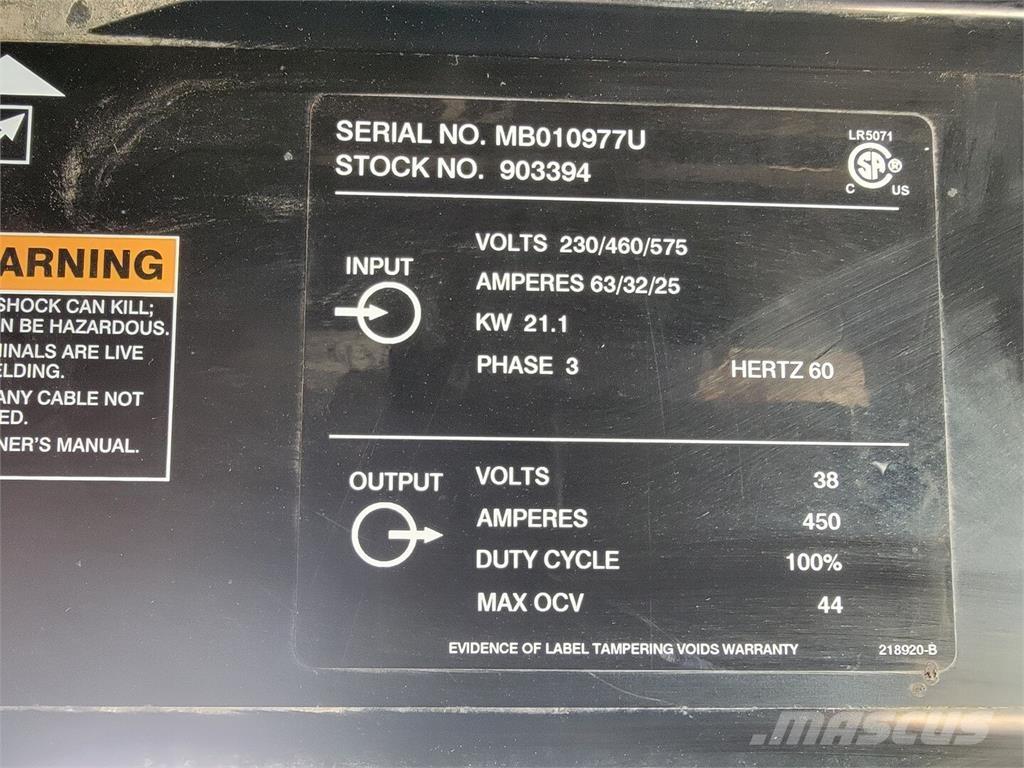 Miller Deltaweld 452 Зварювальні апарати