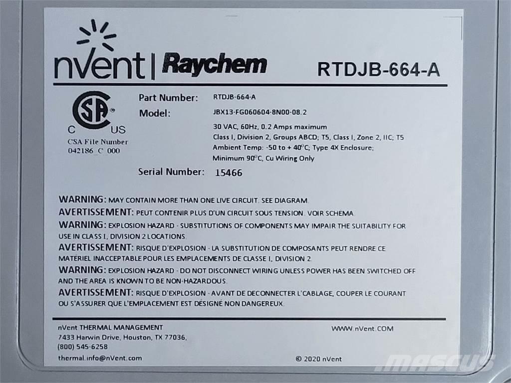  NVENT RTDJB-664-A Будтехніка - Інші